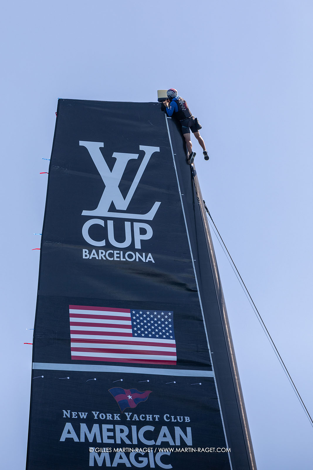 16 09 2024, Barcelona (ESP), 37th America's Cup, Louis Vuitton Cup Semi-final, Race Day 2