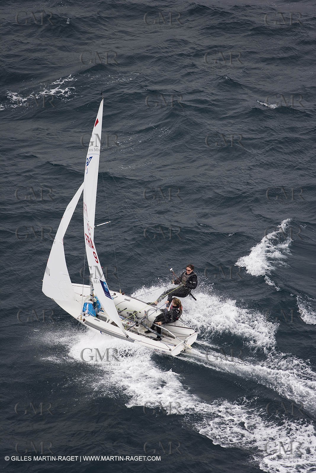26 04 2007 - 2007 Semaine Olympique Française - Hyères (South of France) - Day 5 - Team France - 470 Femme - Lecointre-Lemaître