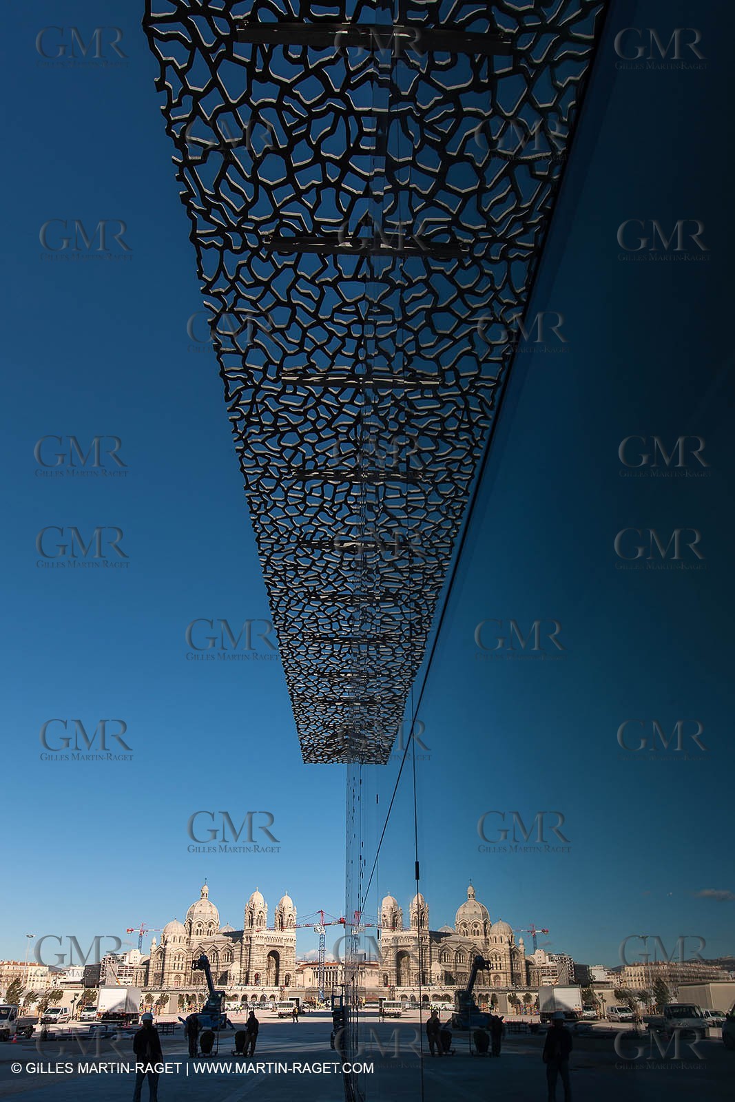 11 01 2013 - Marseille (FRA,13) - Marseille Provence 2013, Capitale européenne de la Culture, Ewplanade du J4, MUCEM et Villa Méditerrannée