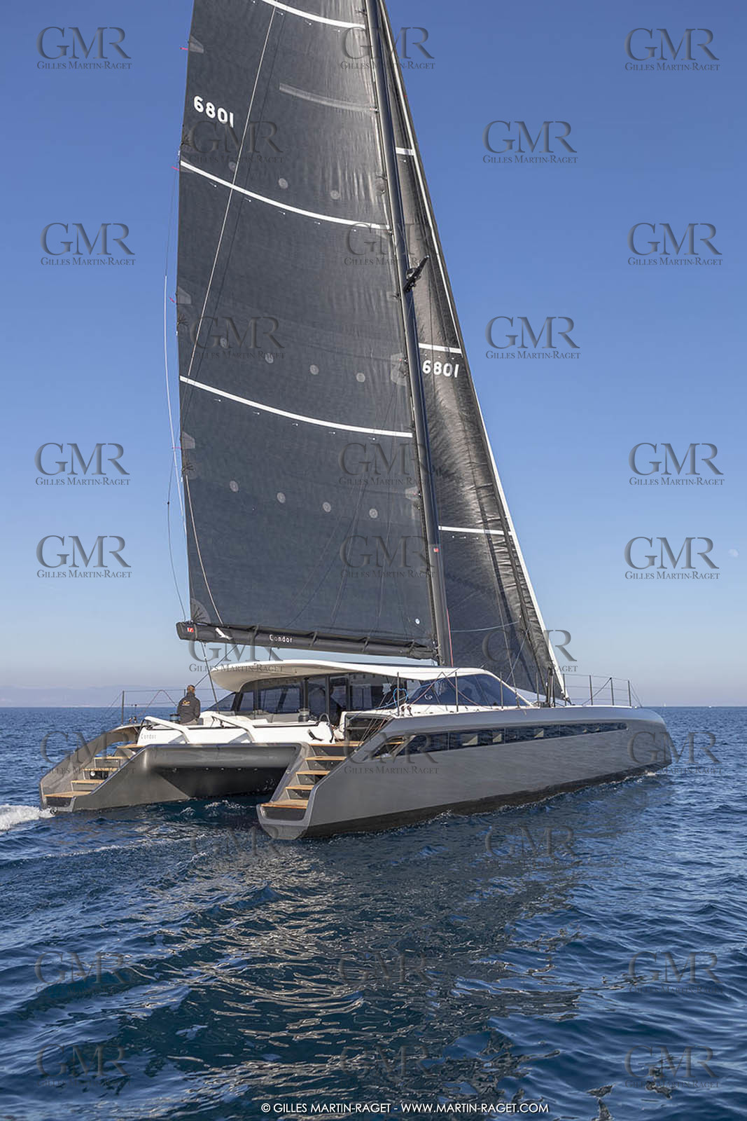 16 02 2019, Porquerolles (FRA,83), Gunboat 68 sail testing  3