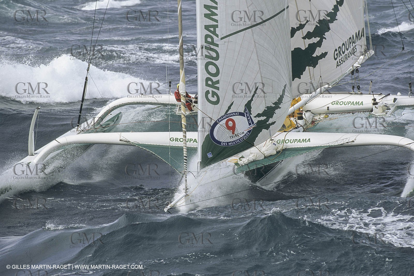 Course à la voile, multicoques, ORMA 60, Franck Cammas, Groupama
