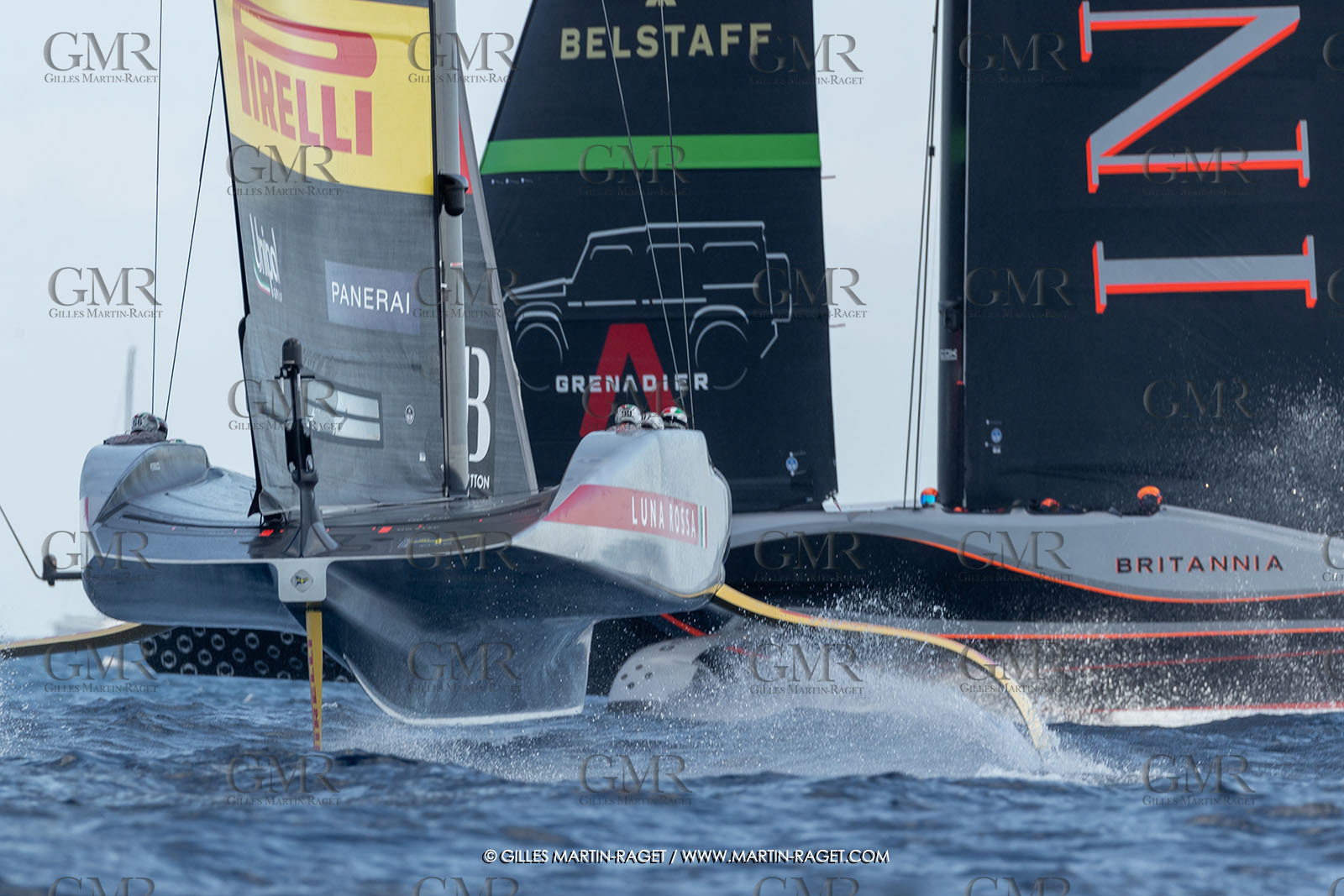 04 10 2024, Barcelona (ESP), 37th America's Cup, Louis Vuitton Cup Final, Race Day 7