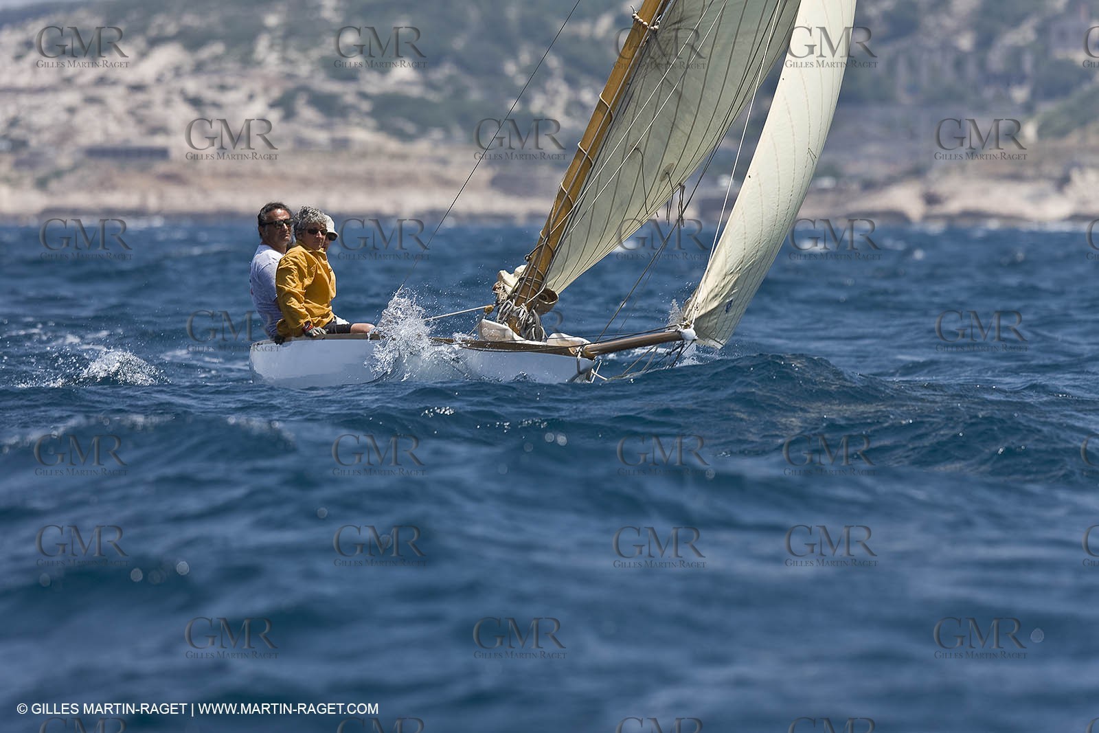 Sailing, Classic yachts, Voiles Vieux Port 2009, Marseille (FRA)