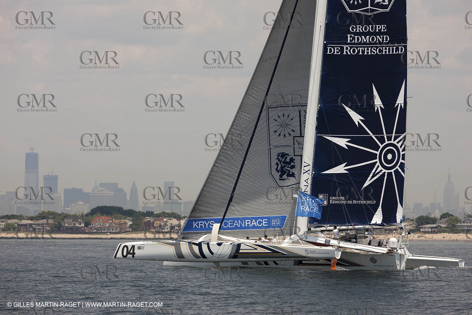 03 07 2012 - New York (USA, NY) -Krys Ocean Race prologuie - arrivée à New York