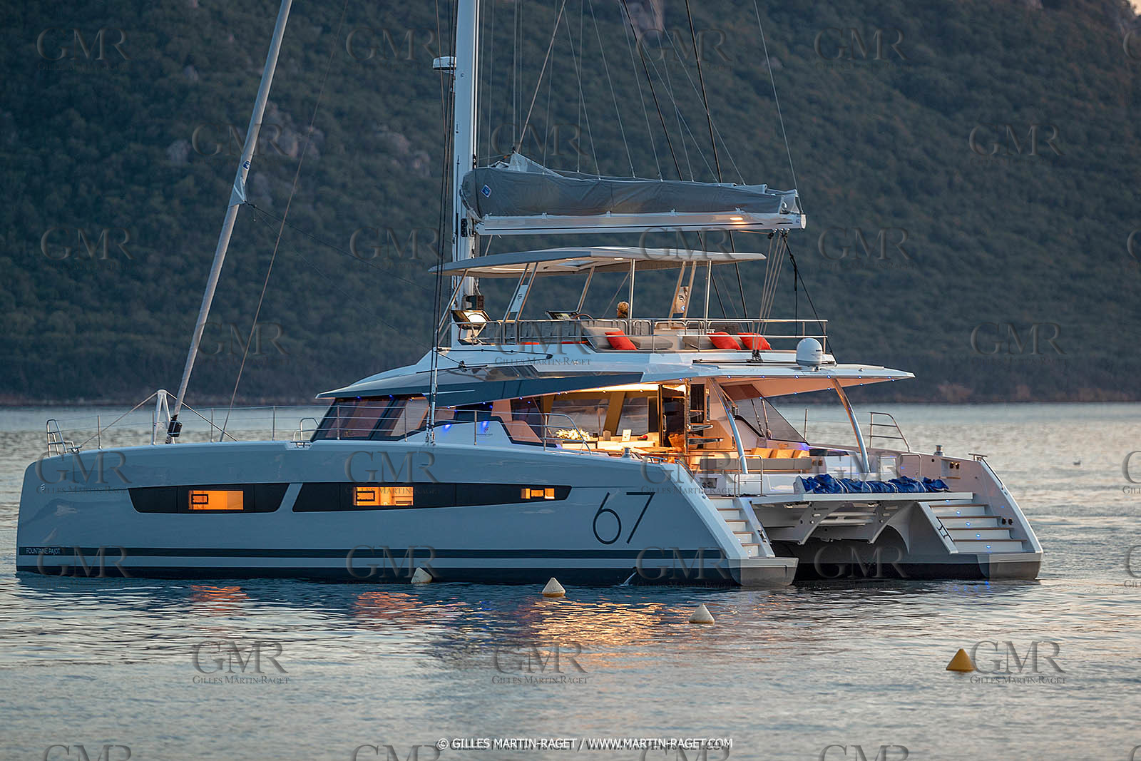 30 08 2018, Porto Vecchio (FRA, South Corsica) Chantier Fountaine-Pajot, Alegria 67