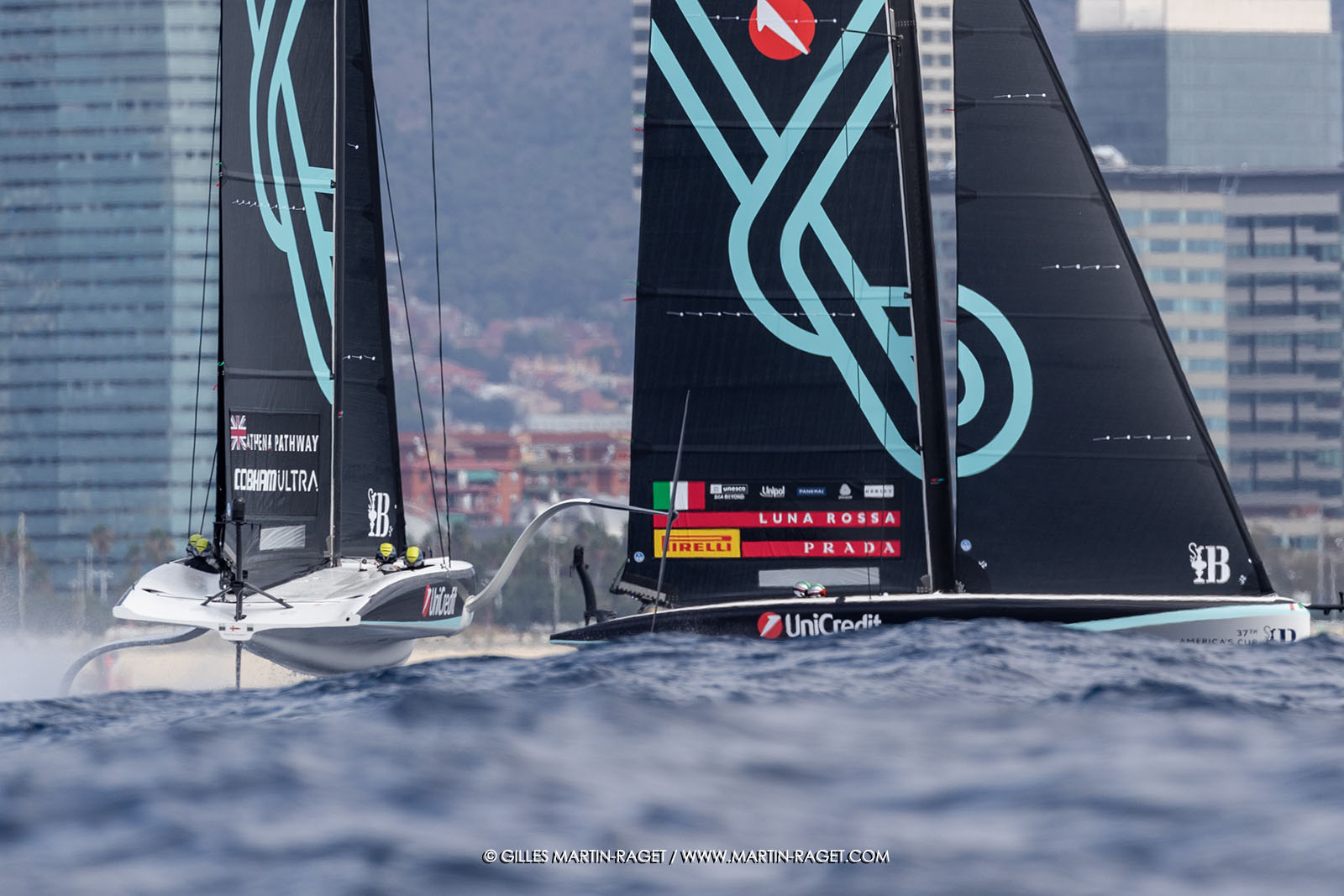 18 09 2024, Barcelona (ESP), Unicredit Youth America's Cup, Race Day 2