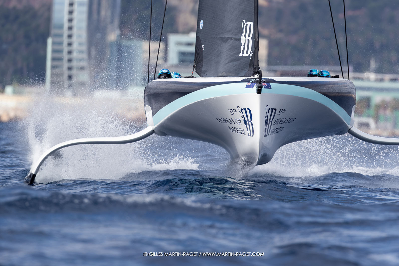 18 09 2024, Barcelona (ESP), Unicredit Youth America's Cup, Race Day 2