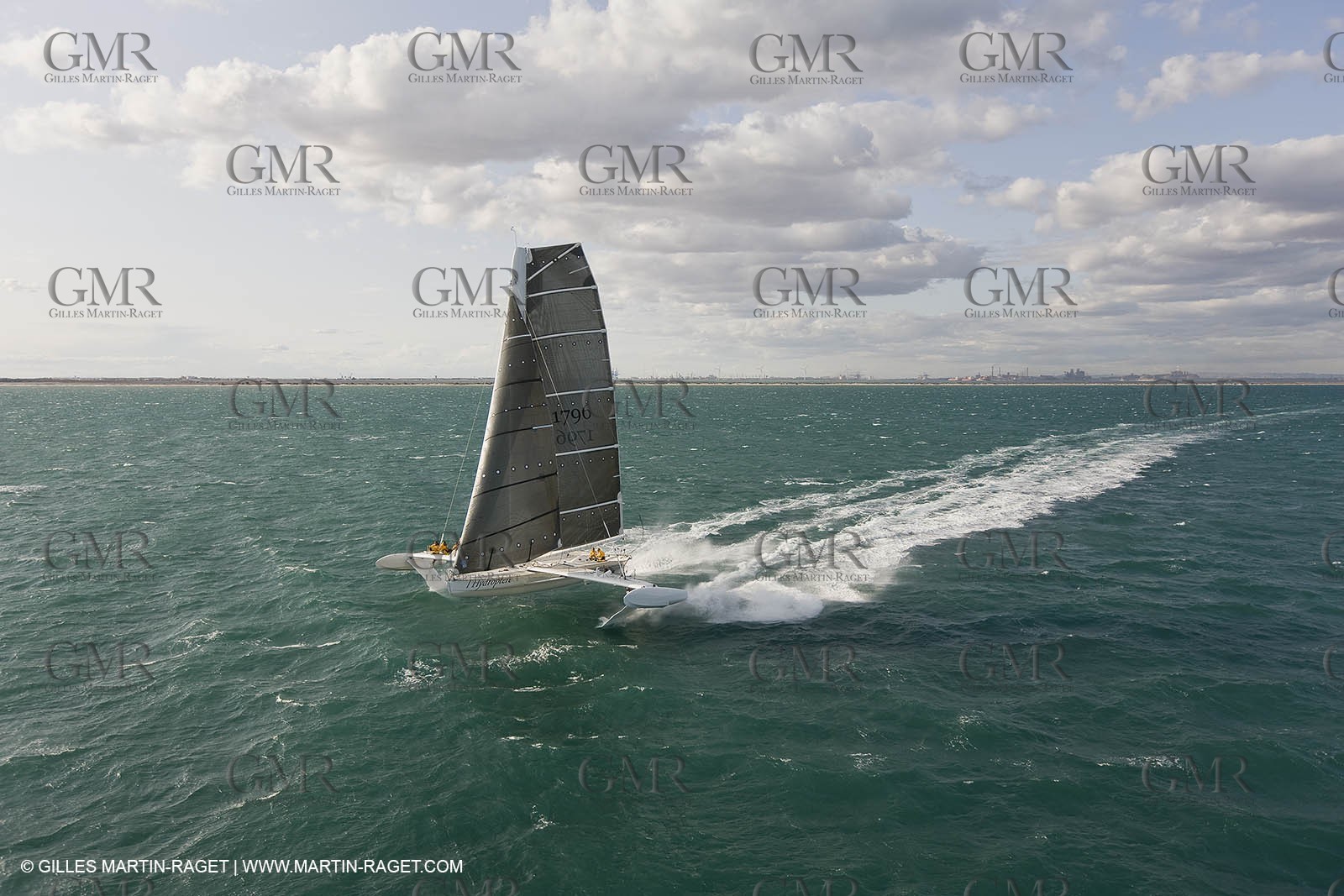 03 10 2008 - Fos   mer (FRA, 13) - L'Hydroptère - Speed record attempt