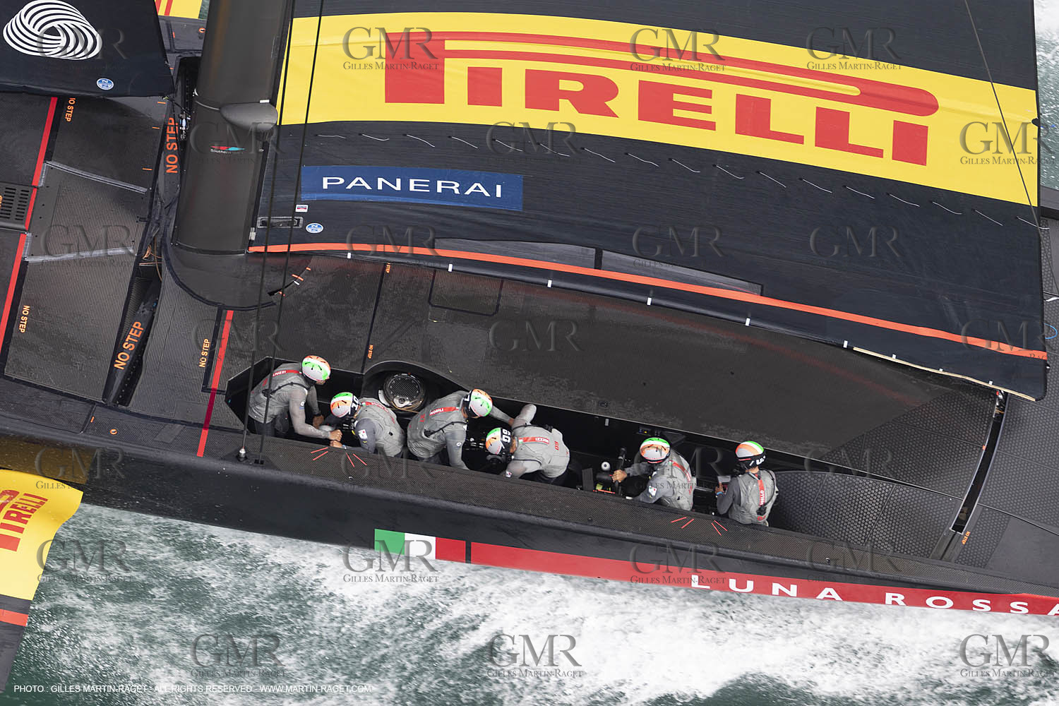 10 12 2020 - Auckland (NZL) - 36th America's Cup - Practice Sessions - Day 2 -Luna Rossa Prada Pirelli Team