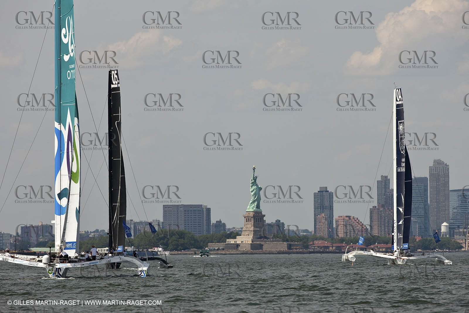 03 07 2012 - New York (USA, NY) -Krys Ocean Race prologuie - arrivée à New York