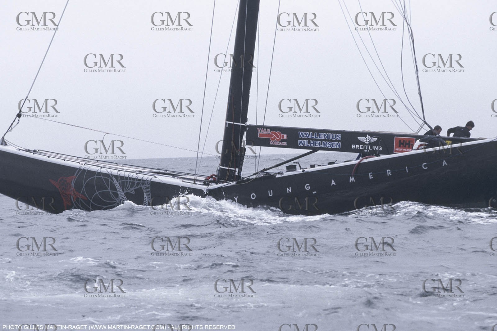 Sailing, Yacht Racing, America's Cup XXX, Auckland (NZL), 2000, Young America