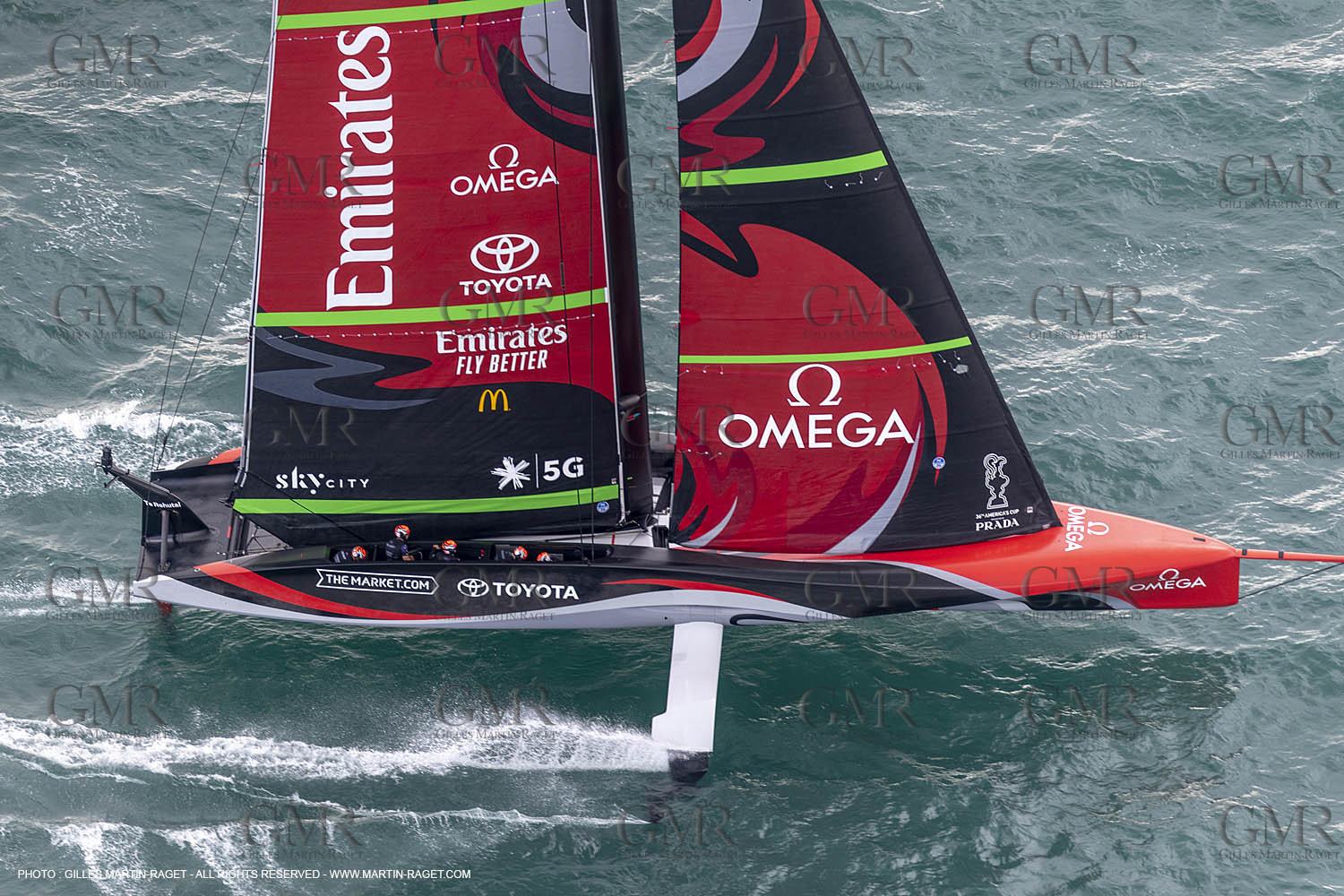 10 12 2020 - Auckland (NZL) - 36th America's Cup - Practice Sessions - Day 2 - Emirates Team New Zealand