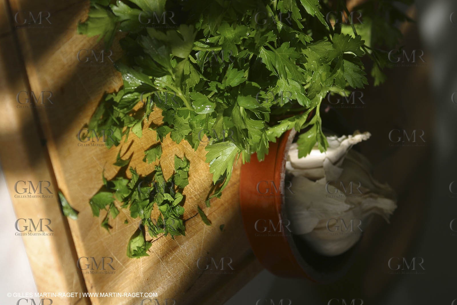 Cooking herbes from Provence - Garlic and Parsley