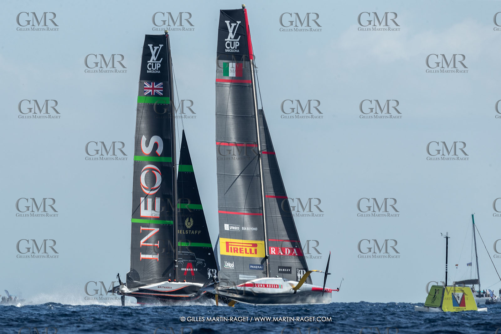 04 10 2024, Barcelona (ESP), 37th America's Cup, Louis Vuitton Cup Final, Race Day 7