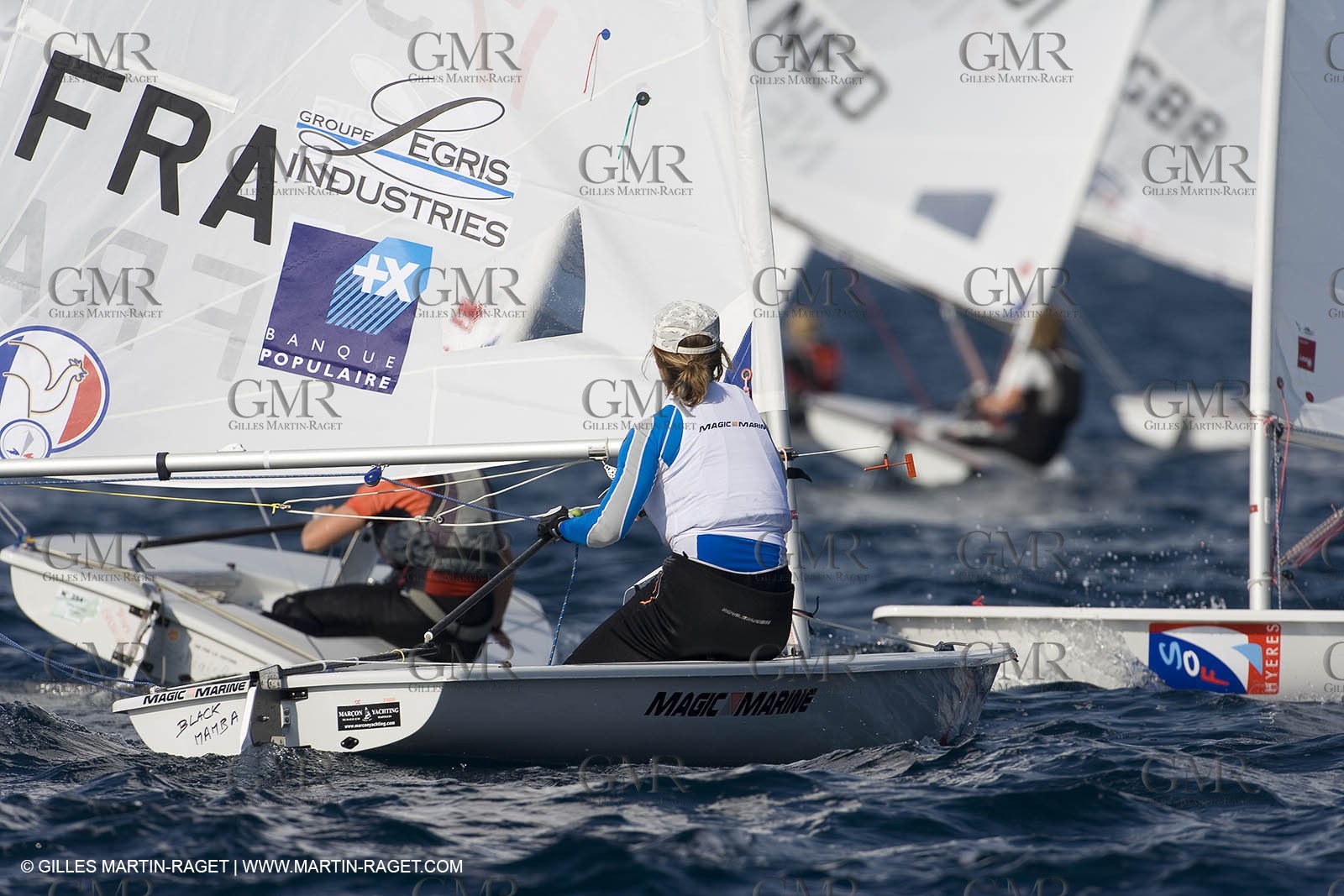 25 04 2007 - Semaine Olympique Française 2007 - Hyères - Jour 4 - Team France - Laser Radial - Deturckheim Sophie