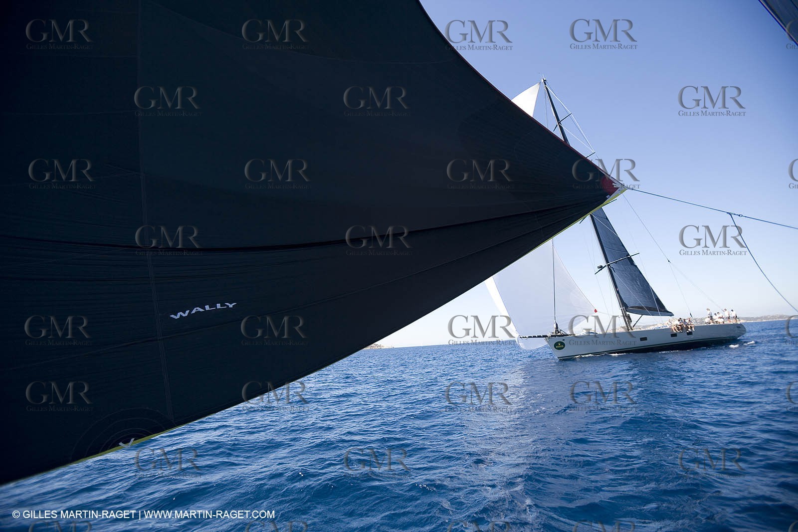 03 09 06 - Porto Cervo (Sardinia) - Maxi World Cup 2006 - Onboard Wally 90 Tango