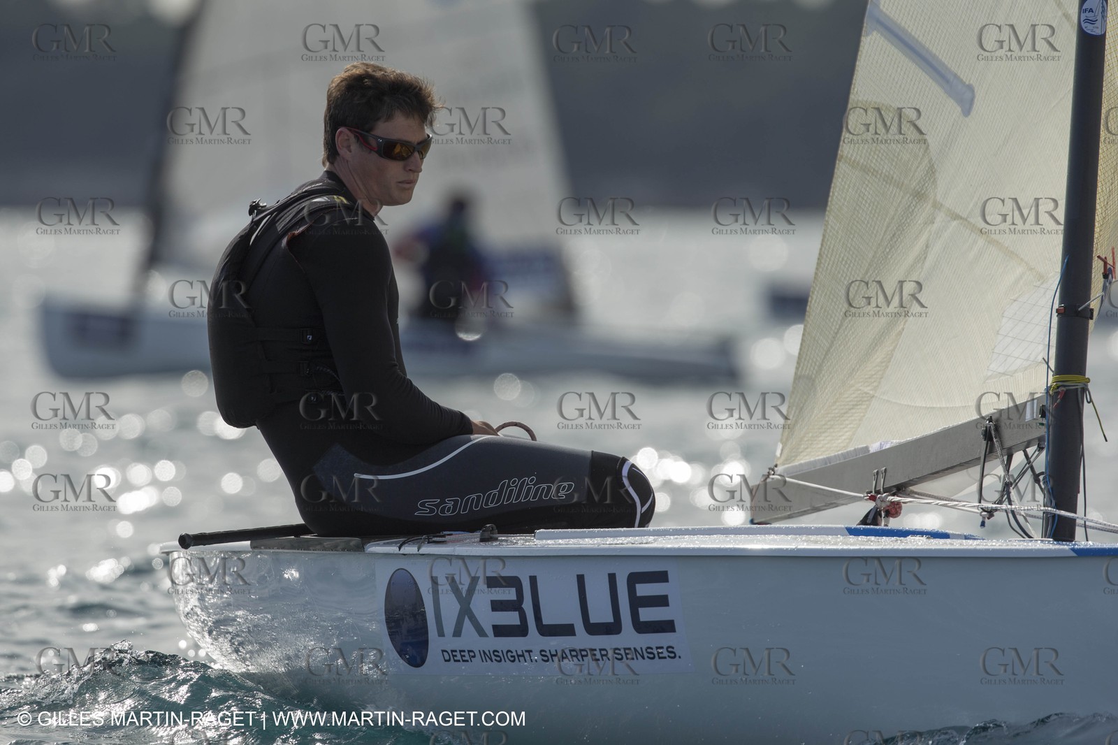 14 02 2014,  Cannes (FRA,06), FINN Cannes International Sailing week - Johnatan Lobert (FRA)