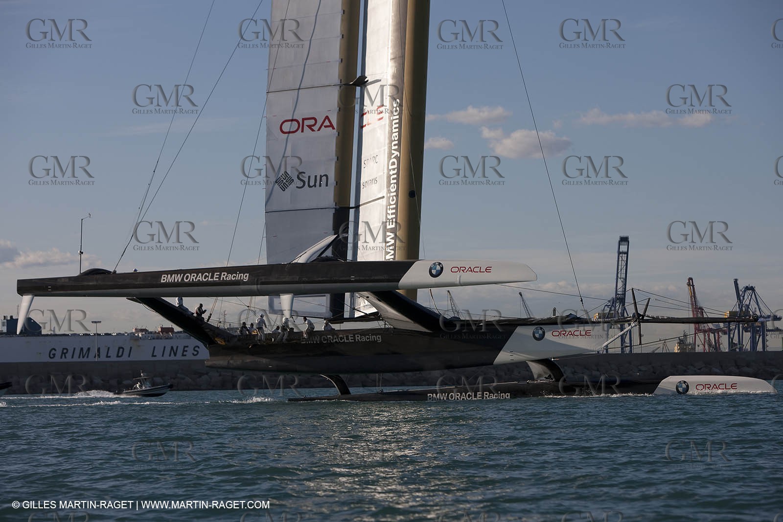 27 01 2010 - Valencia (ESP) - 33rd America's Cup - BMW ORACLE Racing - Training in Valencia