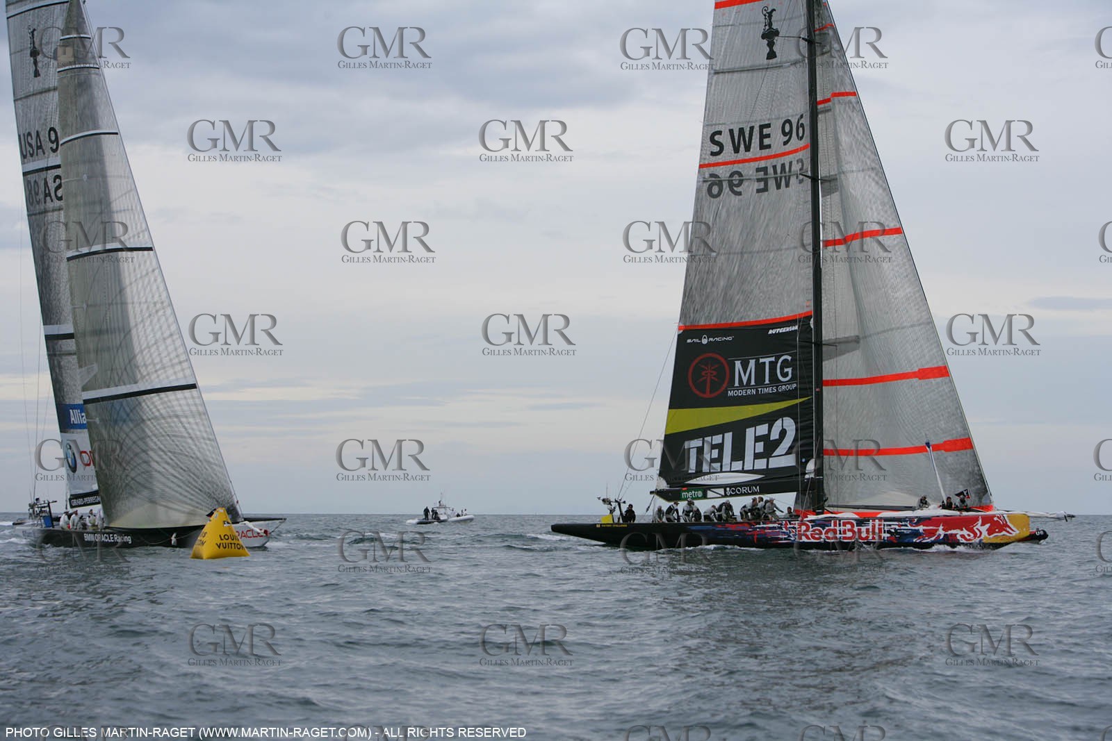 2 05 2007-Valencia (Spain)- 32nd America's Cup - Louis Vuitton Cup - RR2 - Day 4 - BMW ORACLE Racing