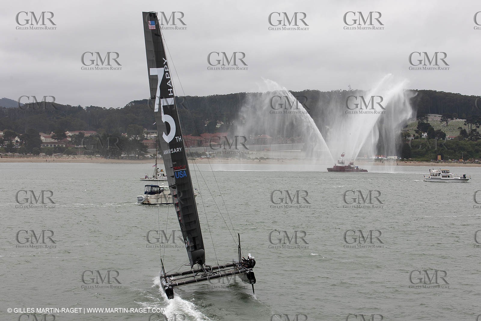 27 05 2012 - San Francisco (USA,CA) - 34th Americas's Cup - America's Cup celebrates the Golden Gate Bridge 75th Anniversary
