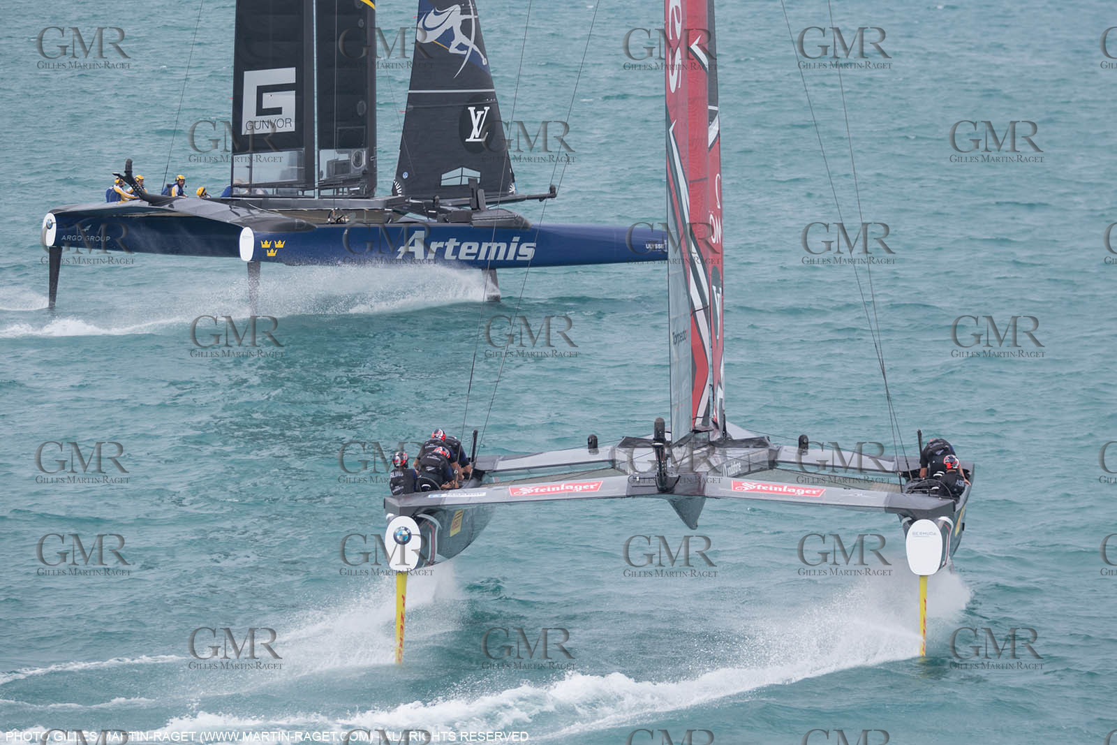 10 06 2017 - Bermuda (BDA) - 35th America's Cup Bermuda 2017 - Louis Vuitton America's Cup Challenger Playoffs final, Day 1
