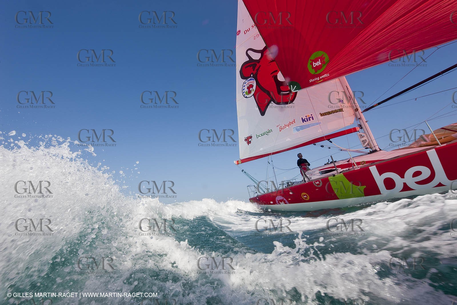 13 03 2010 -  La Grande Motte   Port Camargue (FRA) - Groupe Bel - Kito de Pavant   Sebastien Audigane training for Transat AG2R