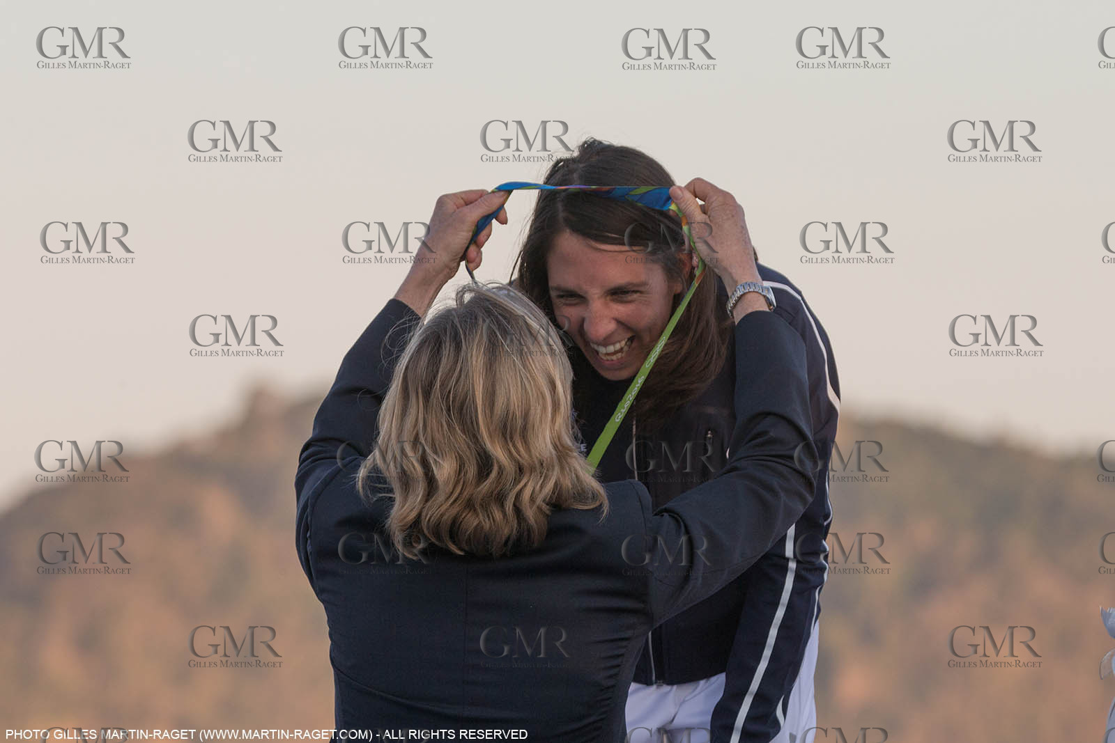 14 08 2016, Rio de Janeiro (BRA), 2016 Olympic Games, Sailing, RSX Women medal ceremony, Charline Picon (FRA)