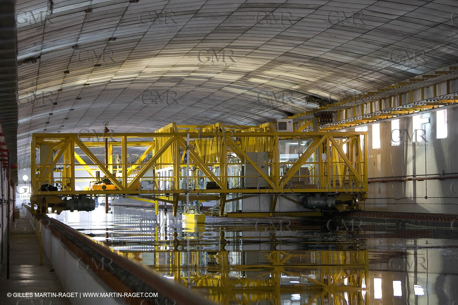 28 10 2008 - Madrid (ESP) - 33rd America's Cup - BMW ORACLE Racing - Tank testing at El Pardo tanktesting facility