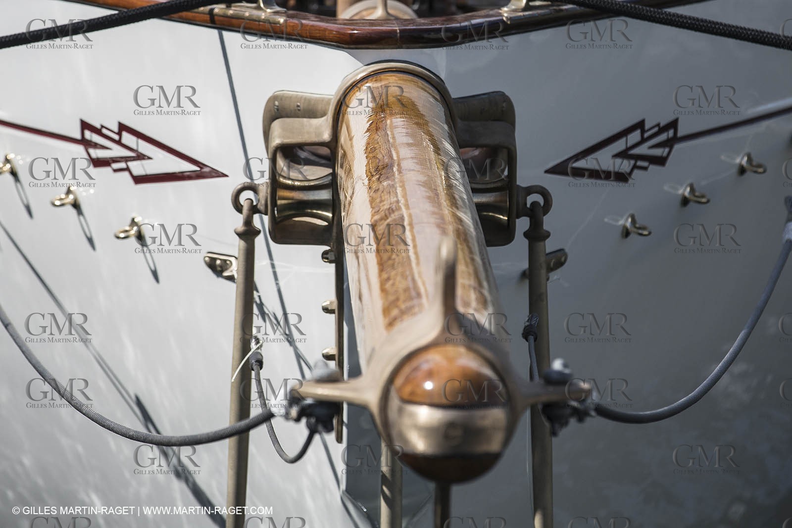 09 04 2013 - La Ciotat (FRA,13) - Charpentiers Réunis Méditerrannée boatyard - launch of Marconi ketch Adria after a 9 months refit