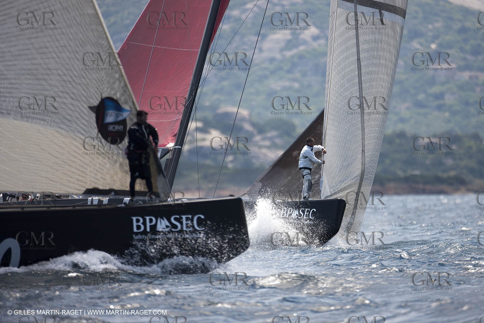 19 05 2010 - La Maddalena (ITA, Sardinia) Louis Vuitton Trophy - BMW ORACLE Racing - Training