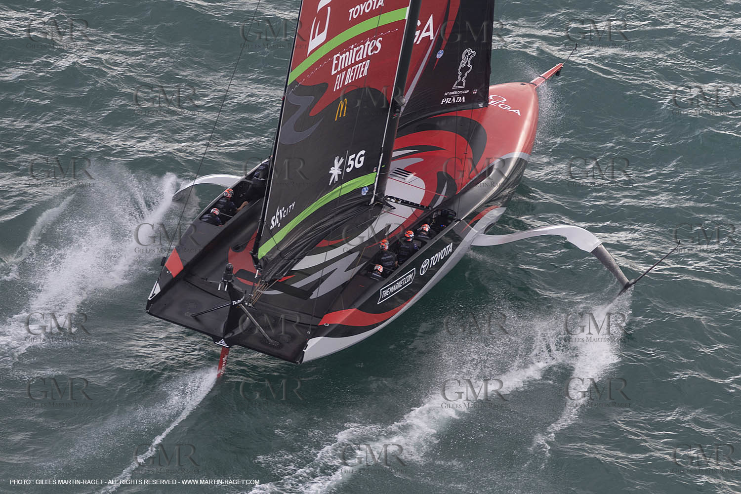 10 12 2020 - Auckland (NZL) - 36th America's Cup - Practice Sessions - Day 2 - Emirates Team New Zealand