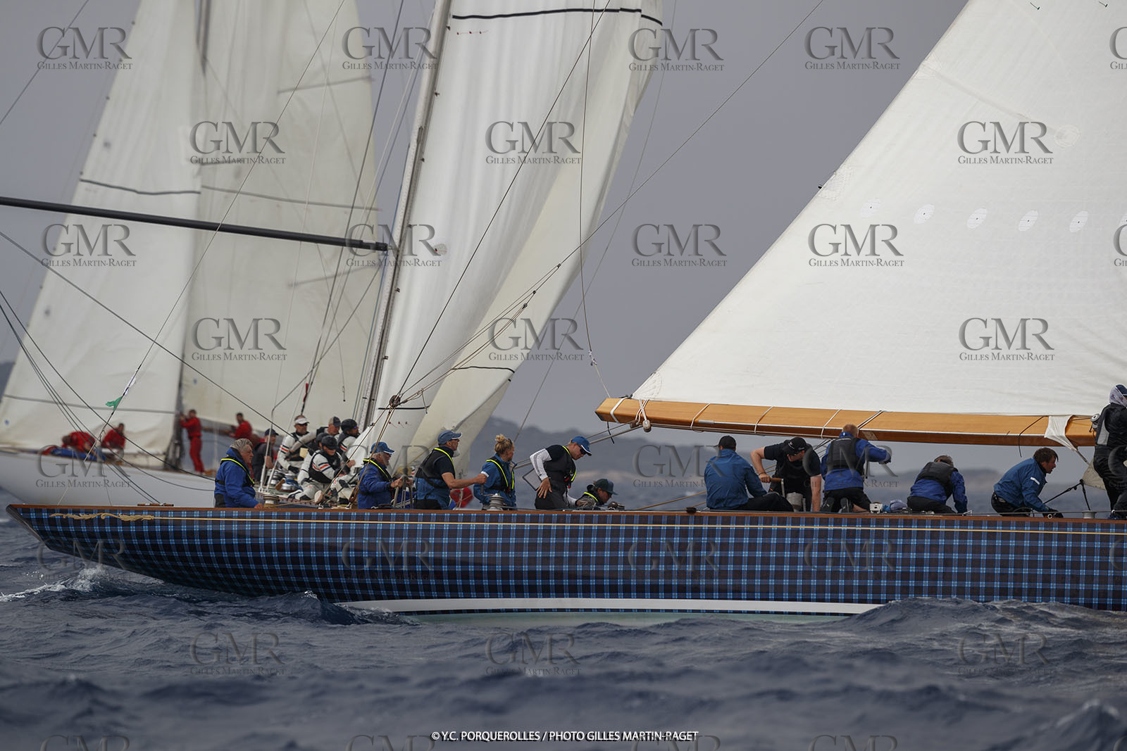 19 06 2024, Porquerolles Island (FRA), Championnat du monde des 12 m JI 2024, Race Day 1