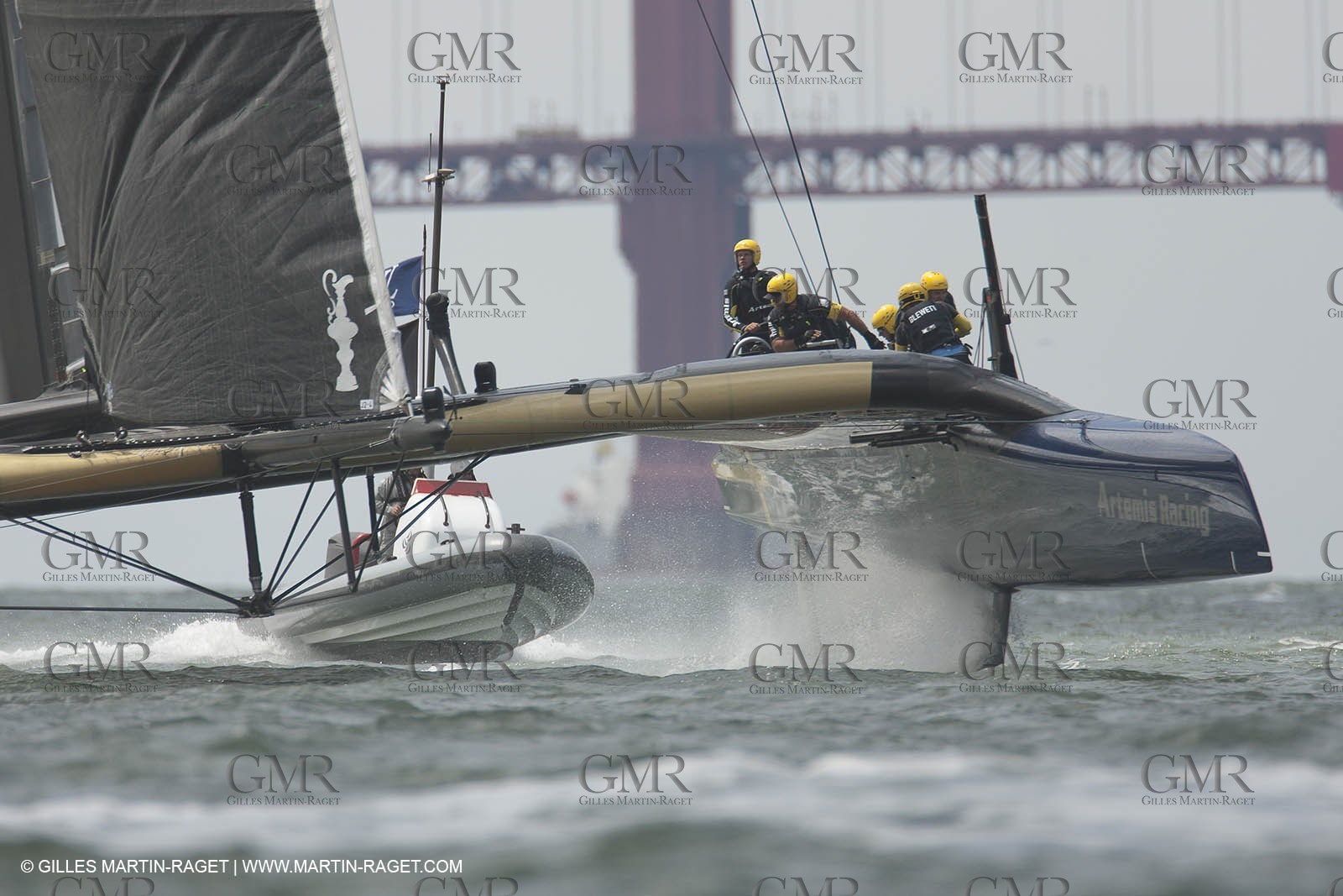 07 08 2013 - San Francisco (USA,CA) - 34th America's Cup - Louis Vuitton Cup - Semi-finals - Luna Rossa vs Artemis Racing - Race 2
