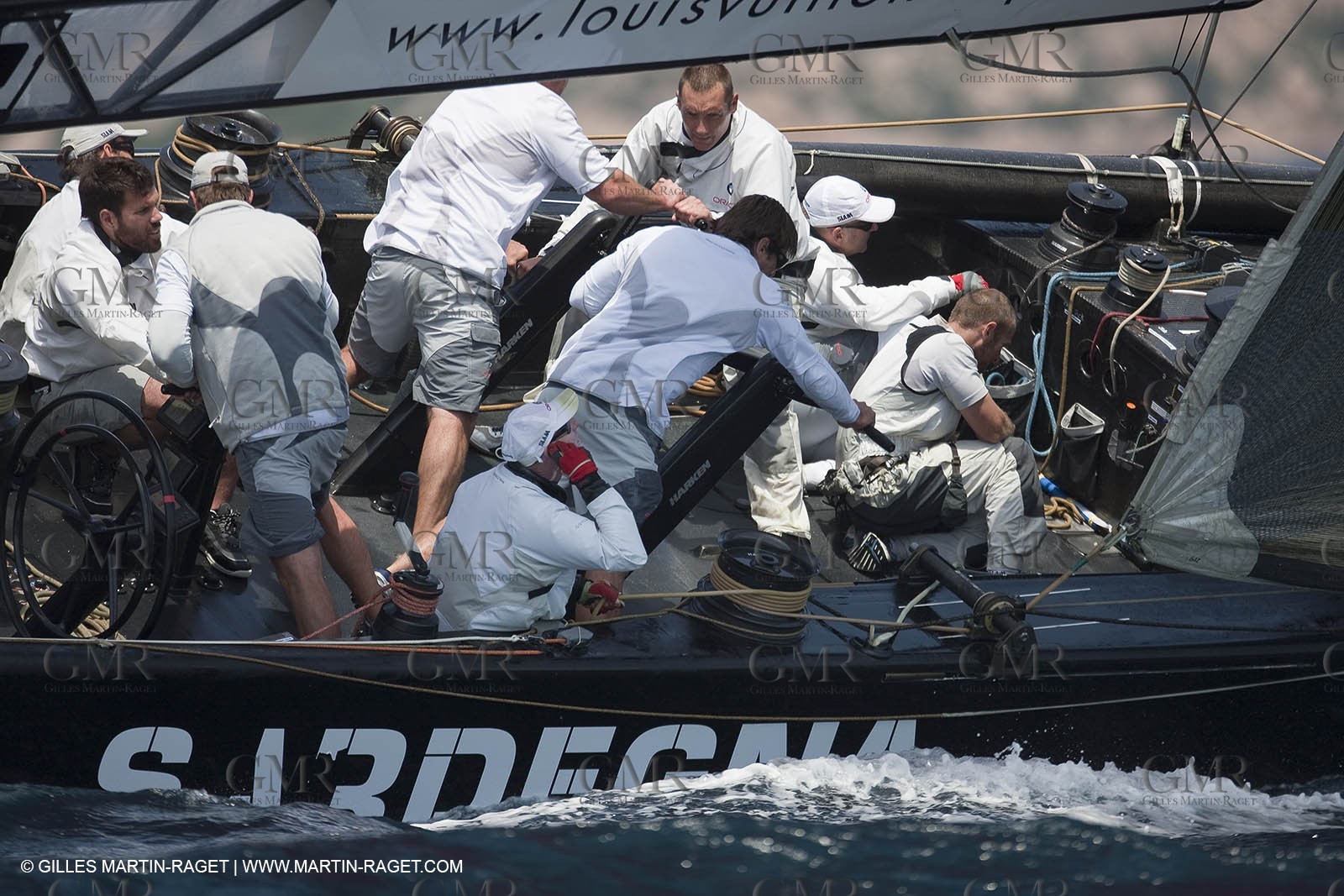 19 05 2010 - La Maddalena (ITA, Sardinia) Louis Vuitton Trophy - BMW ORACLE Racing - Training