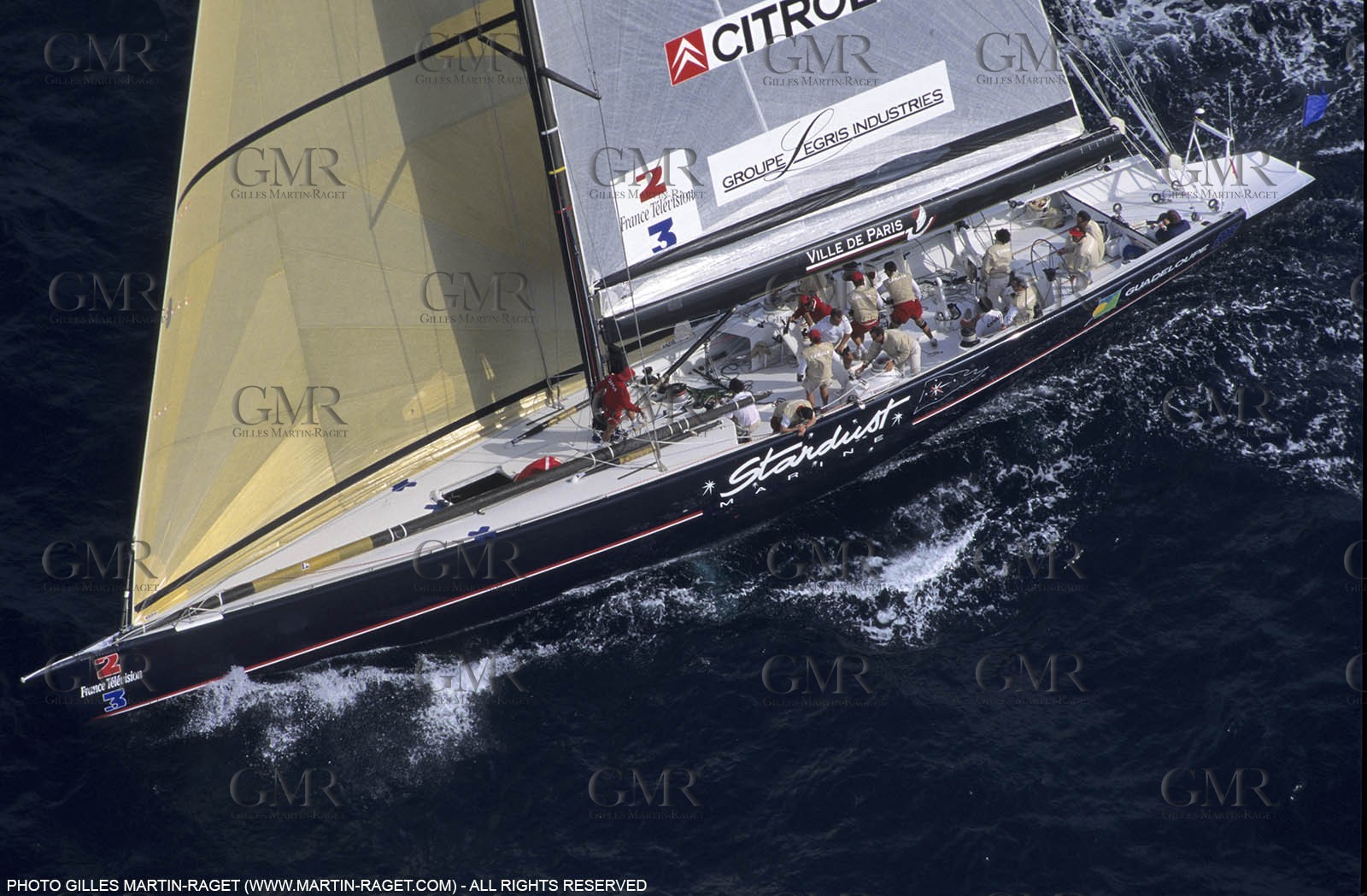 America's cup - San Diego 1995 - Défi français - France 3