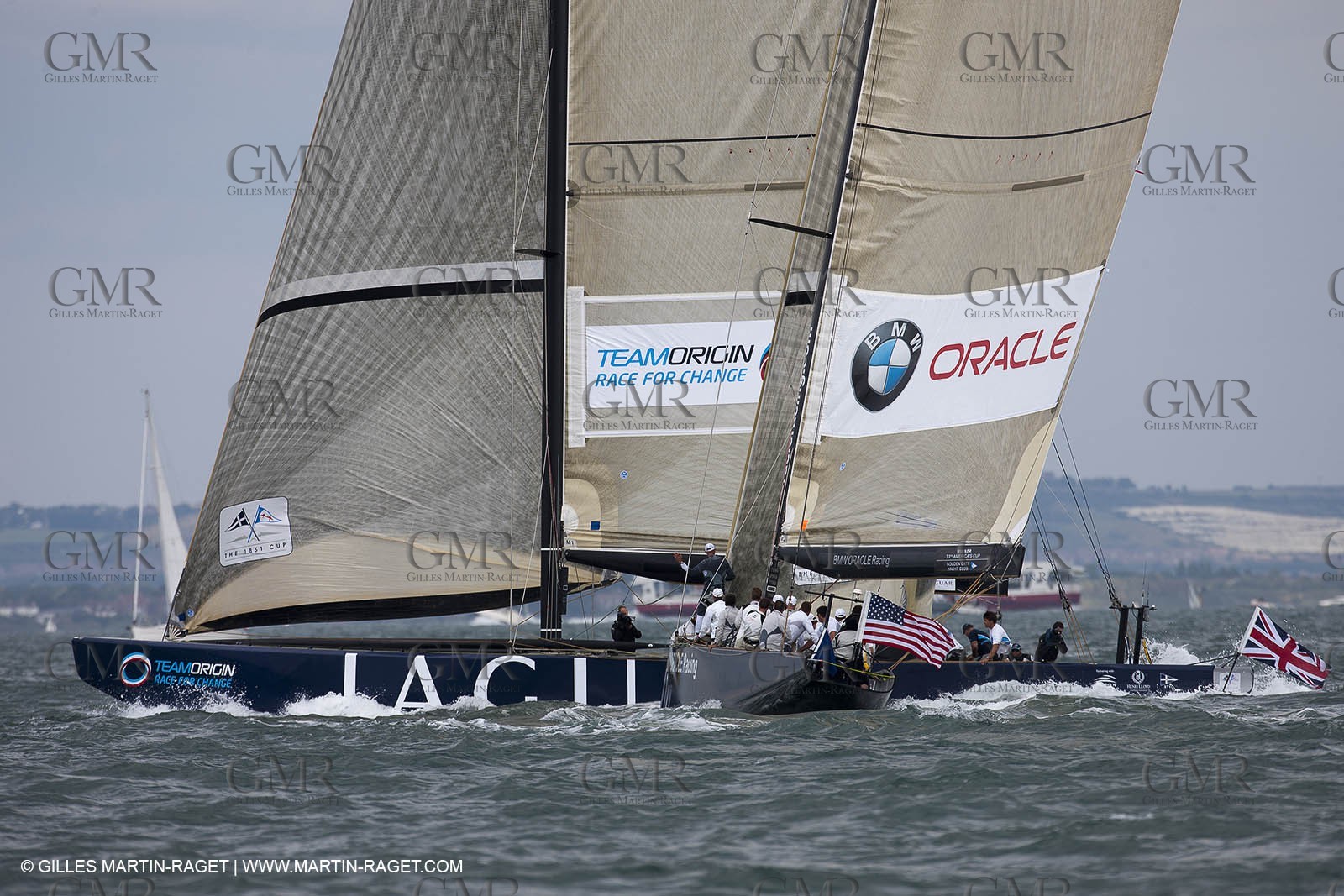 02 08 2010 - Cowes (UK, IOW) - The 1851 Cup -  BMW ORACLE Racing - Training Day.