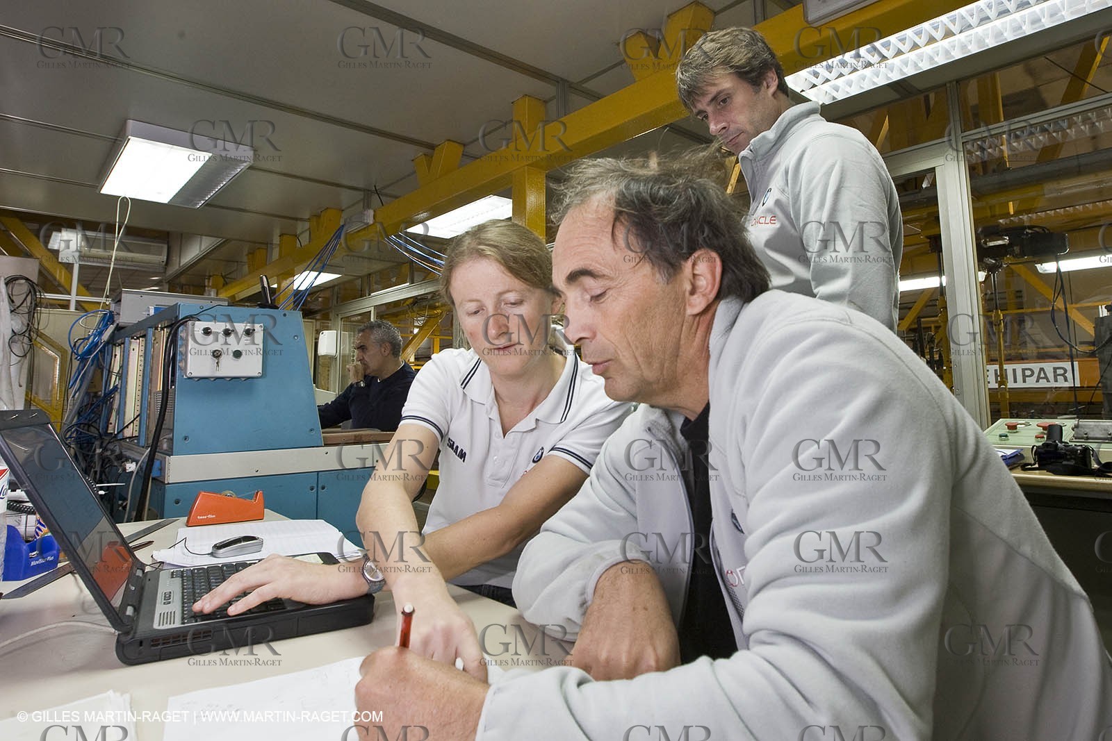 08 07 2008 - Valencia (ESP) - 33rd America's Cup - BMW ORACLE Racing - Tank testing at El Pardo tanktesting facility