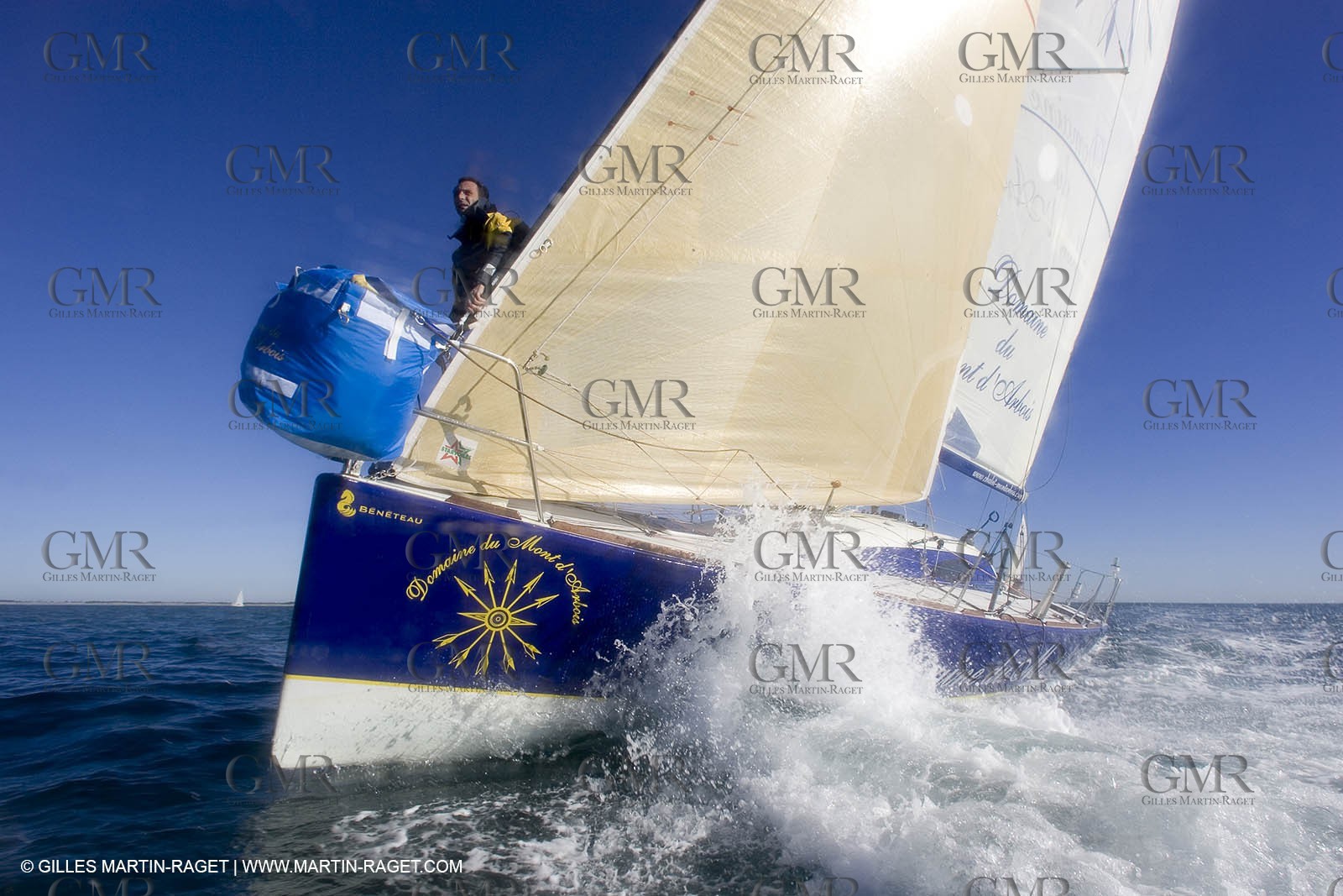 15 02 2007 - La Grande Motte (FRA) - Onedesign Figaro II - Thierry Duprey du Vorsent (Domaine de Monts d'Arbois)