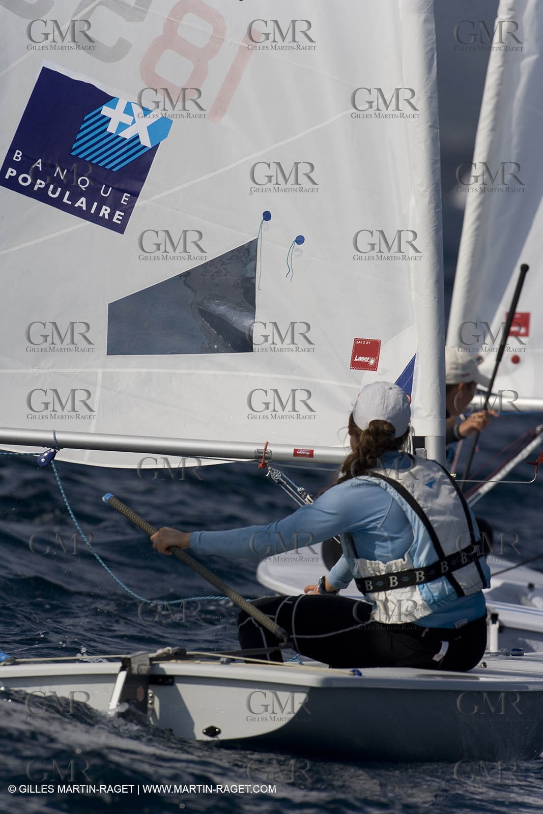 25 04 2007 - Semaine Olympique Française 2007 - Hyères - Jour 4 - Team France - Laser Radial - Brain Solenne