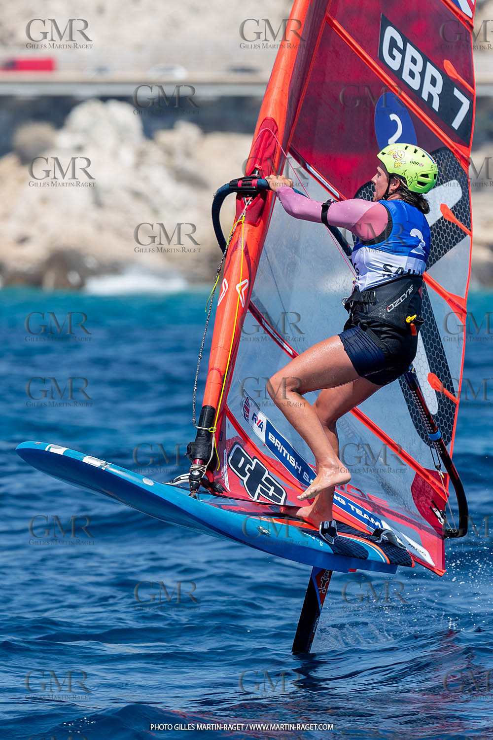 16 07 2023, Marseille, (FRA), Paris 2024 Olympic Games 2024 Sailing Test Event, Day 8, Medal race IQ Foil Women