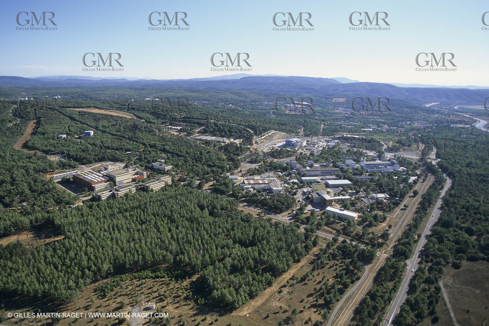 France, Provence, Val de Durance, site de Cadarache