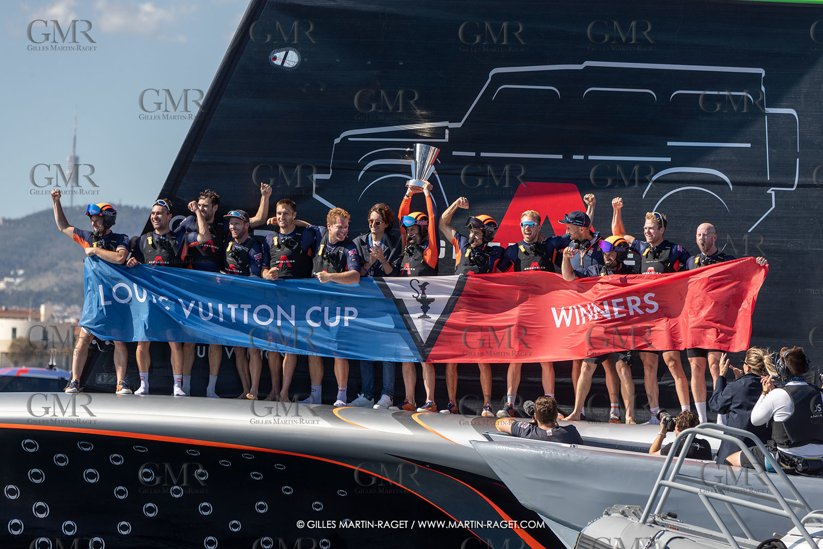 04 10 2024, Barcelona (ESP), 37th America's Cup, Louis Vuitton Cup Final, Race Day 7