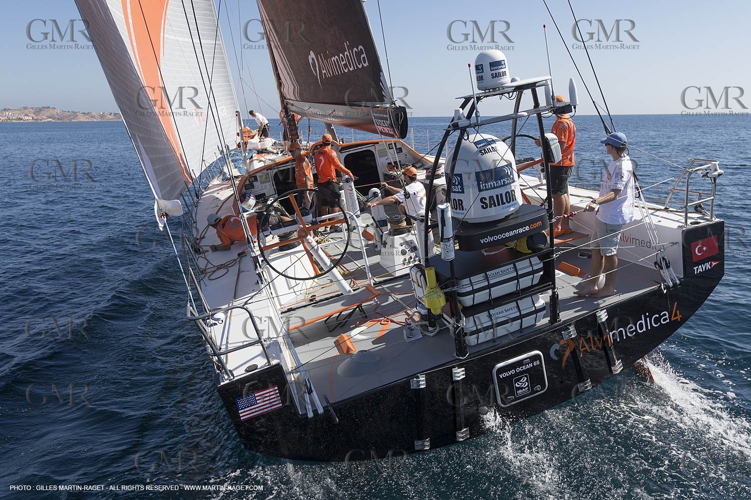 08 10 2014, Alicante (ESP), Volvo Ocean Race 2014-15, Team Alvimedica