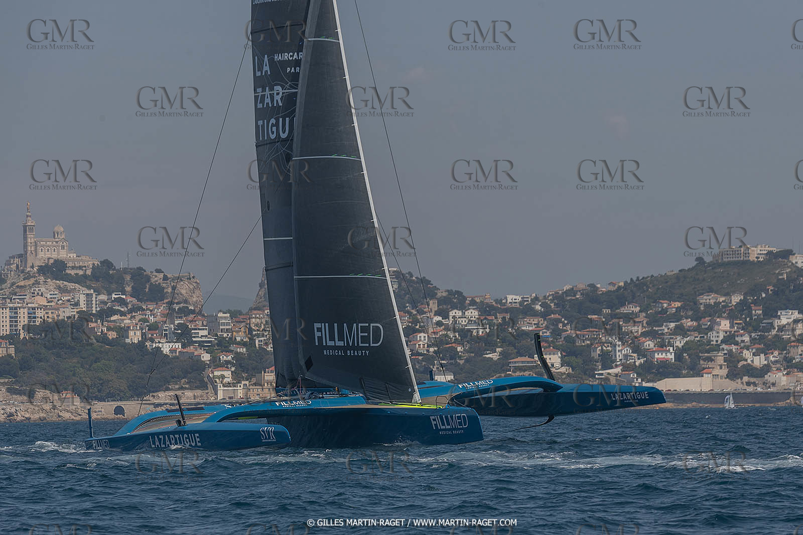 18 05 2022, Marseille (FRA), APremière navigation du trimaran Ultim SVR LAZARTIGUE à Marseille