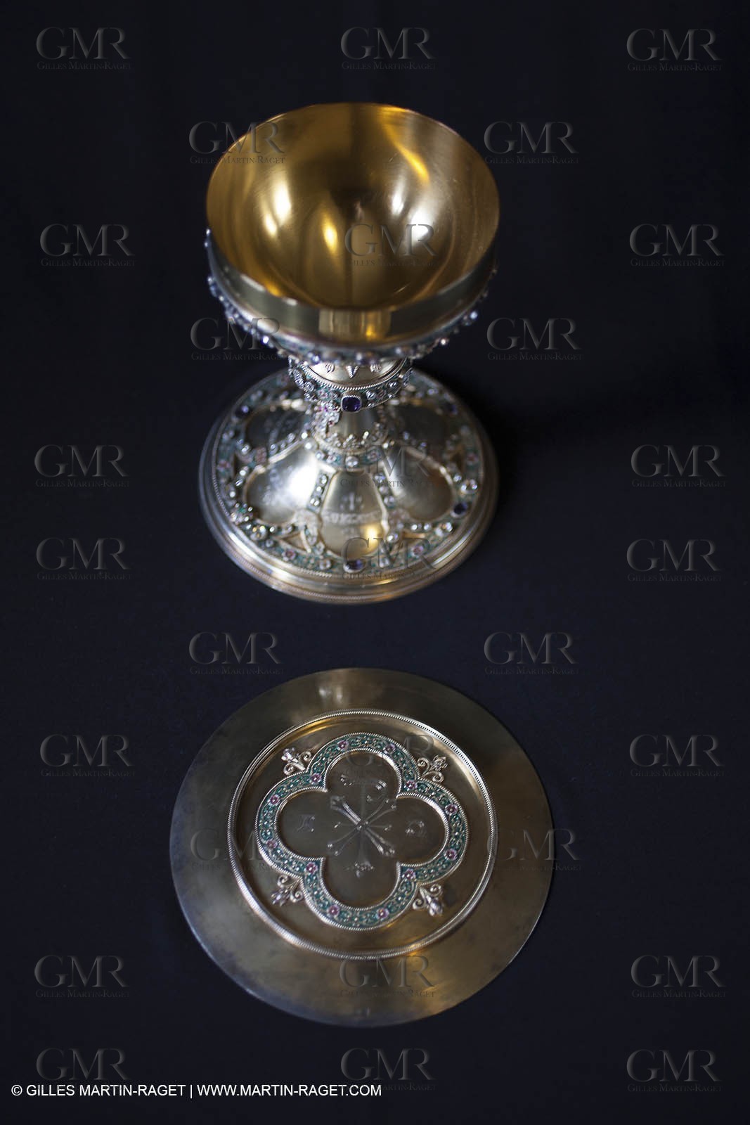 04 02 2013 - Marseille(FRA,13), Notre Dame de la Garde,liturgical silverware