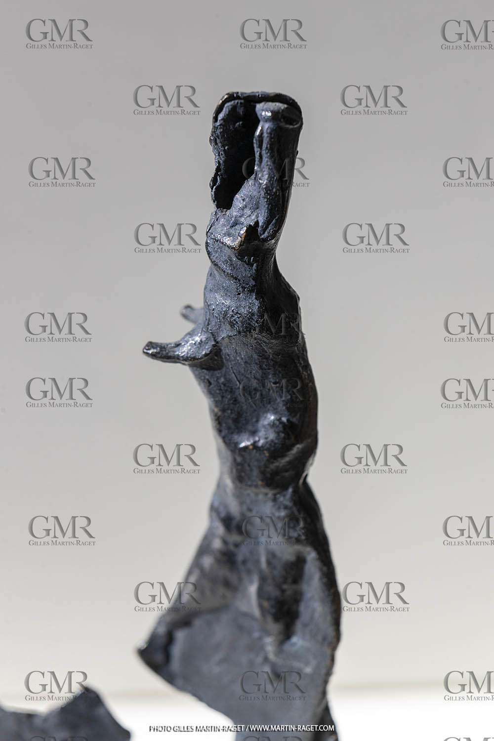 19 02 2020, Marseille (FRA,13), Oeuvre de Germaine Richier, Petit bronze n° 2, 1956, bronze patiné foncé, épreuve exposition, Fondeur : LThinot, Paris, 25 X 14,5 X 14 cm, collection particulière