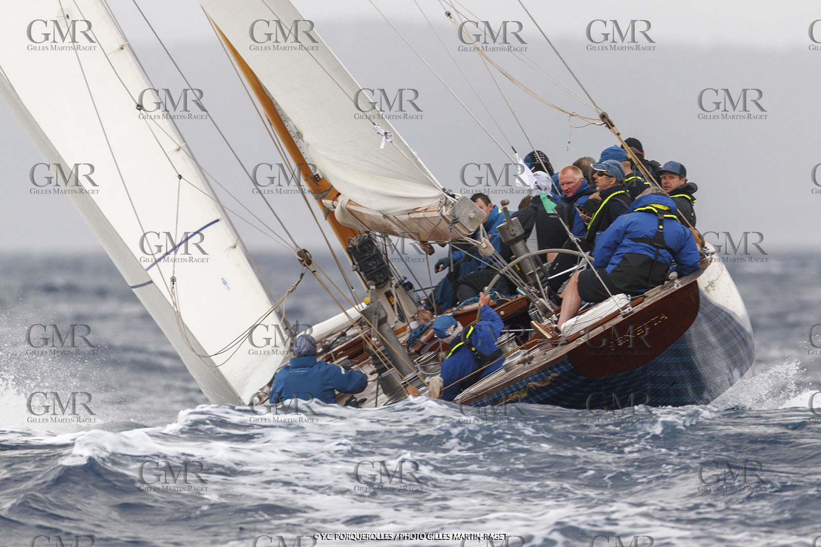 19 06 2024, Porquerolles Island (FRA), Championnat du monde des 12 m JI 2024, Race Day 1