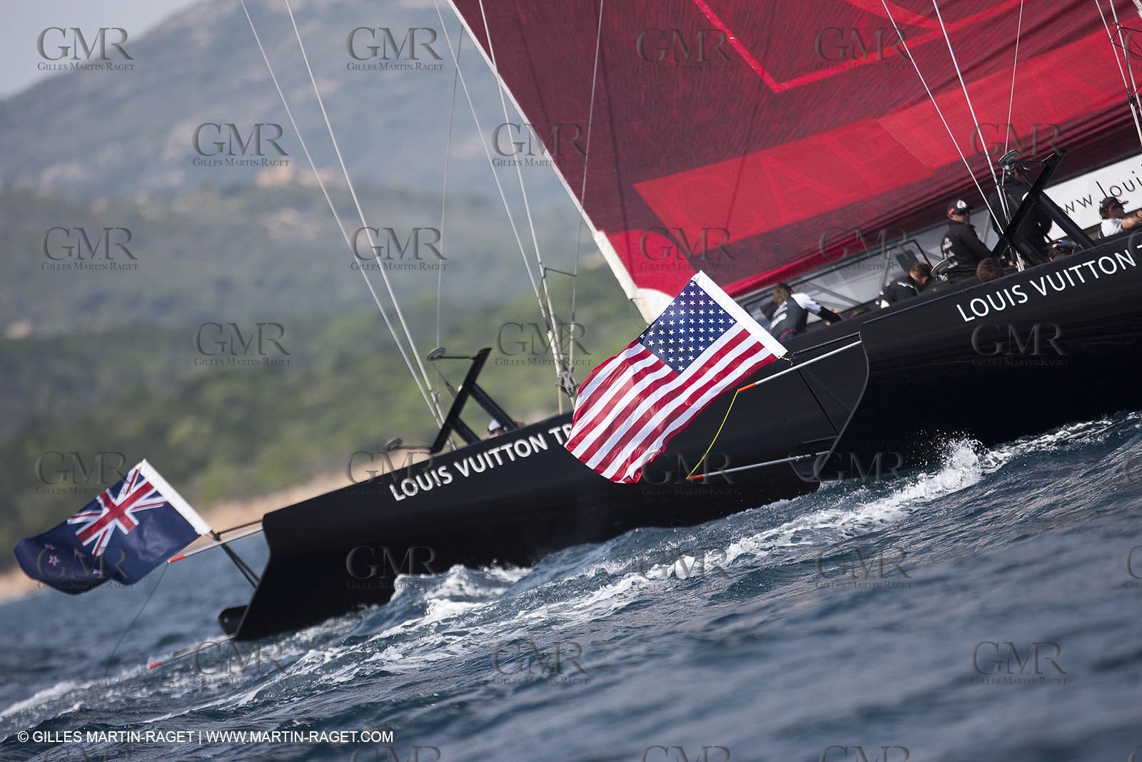 19 05 2010 - La Maddalena (ITA, Sardinia) Louis Vuitton Trophy - BMW ORACLE Racing - Training