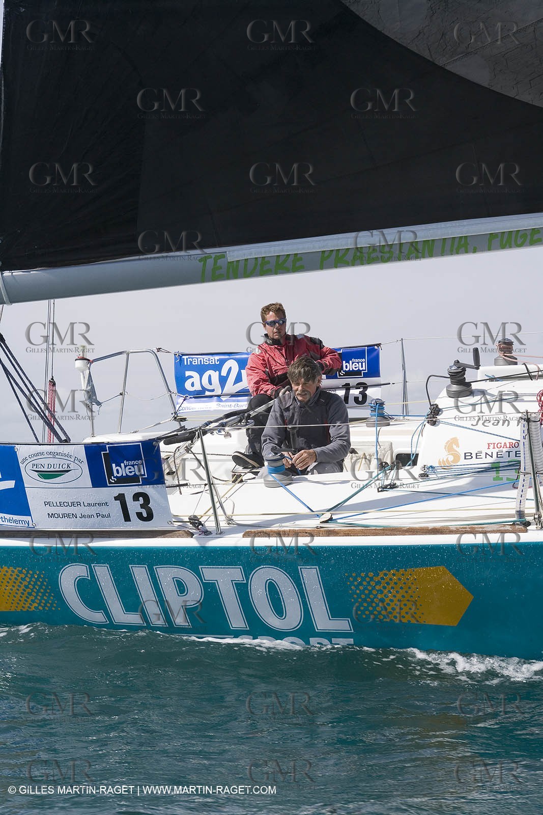 27 03 08- La Grande Motte- (FRA,34) Transat AG2R 2008- Jean-Paul Mouren- Laurent Pellecuer