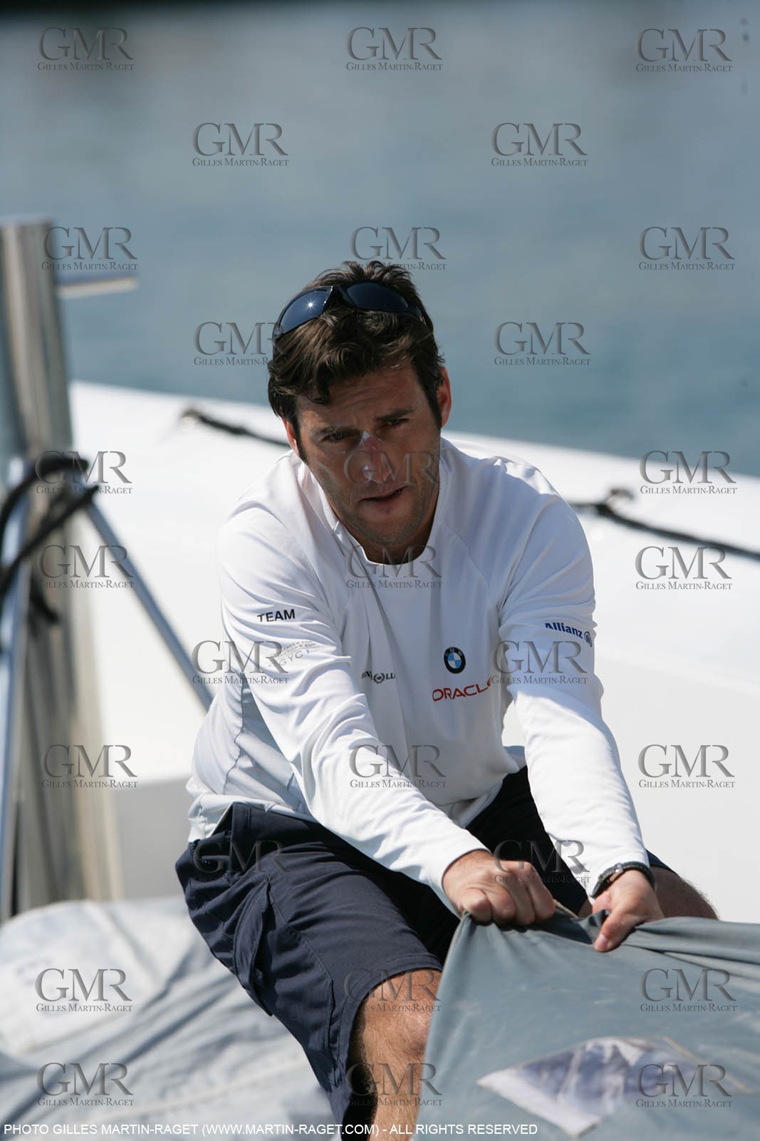 5 05 2007-Valencia (Spain)- 32nd America's Cup - Louis Vuitton Cup - RR2 - Day 7 - BMW ORACLE Racing - Juan Meseguer